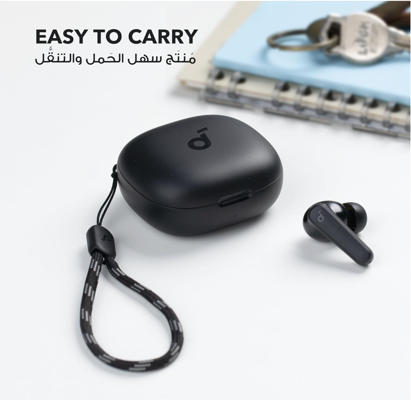 soundcore Anker P20i Bluetooth Earphones, 10mm Drivers with Big Bass True Wireless Earbuds, Bluetooth 5.3, 30H Playtime, IPX5, 2 Mics for AI Clear Calls, 22 Preset EQs, Customization via App ( No warranty / Guarantee )