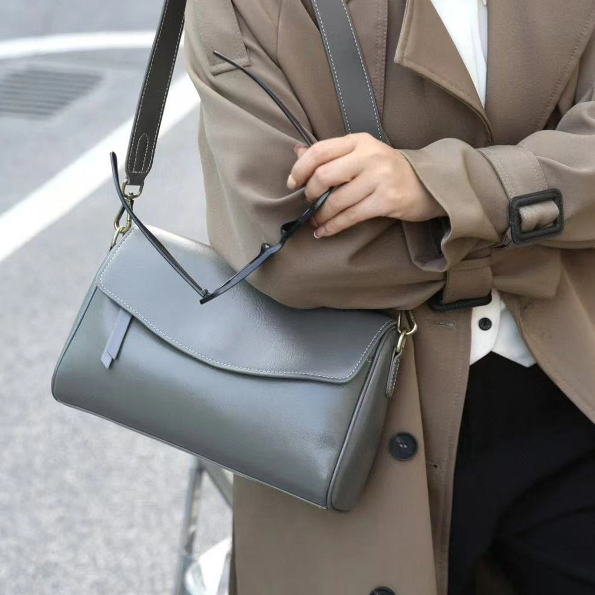 Purse and Handbag Women Genuine Leather Tote Bags Crossbody Shoulder Bag Satchel