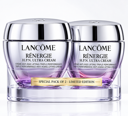 Lancôme Rénergie H.P.N. Ultra Cream Triple Performance Anti-Aging Lifting Face Cream – 50ml / 1.69 fl oz – Special Pack of 2
