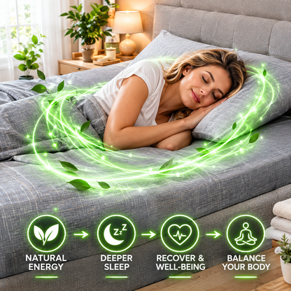 Grounding Fitted Sheet – 20% Silver Fiber Organic Cotton Earthing Bed Sheet with Tester